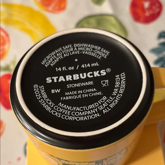 Starbucks Peanuts Snoopy 2025 Friendship Ceramic Coffee Tea Mug 14 oz NIB